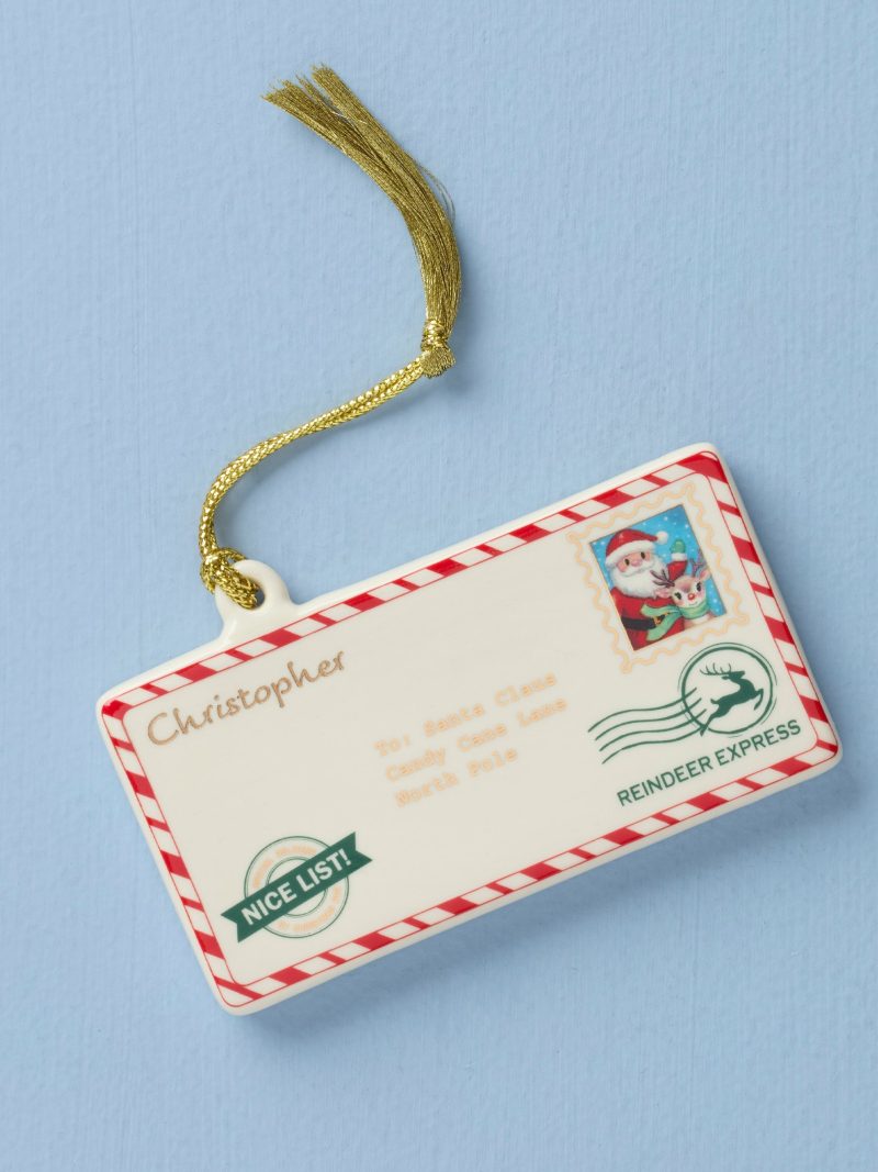 Personalized Letters To Santa Ornament