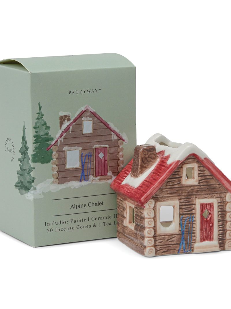 Alpine Chalet Incense & Tea Light Holder